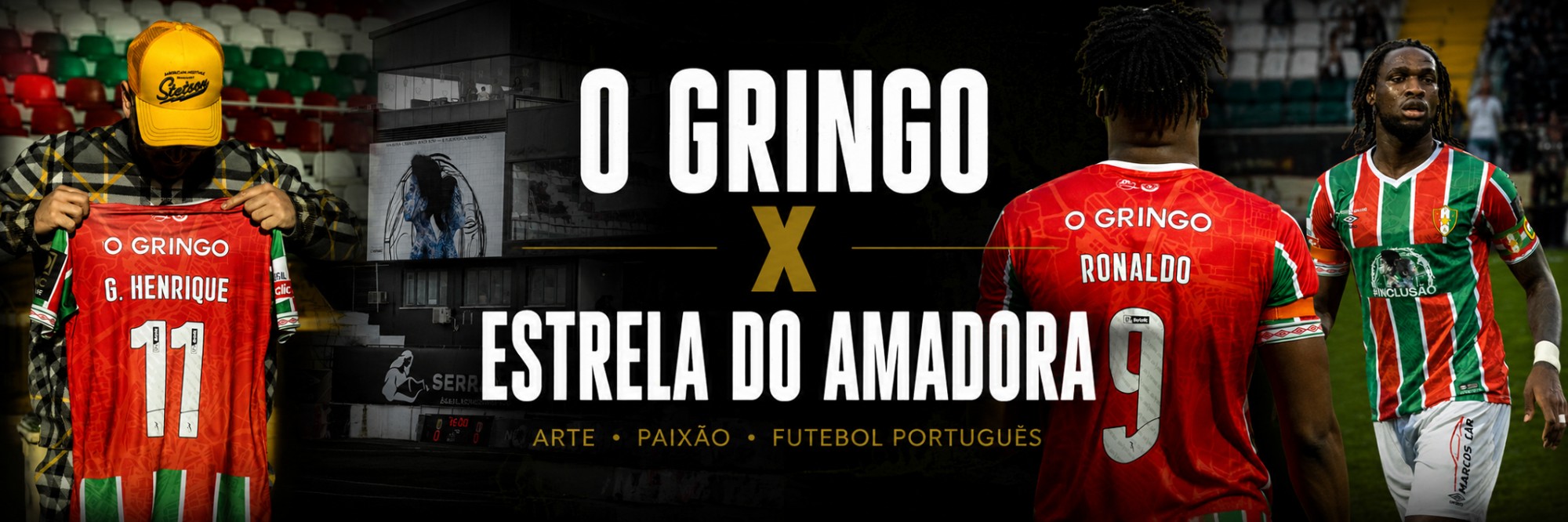 O Gringo × Estrela da Amadora — Sonhadores article banner